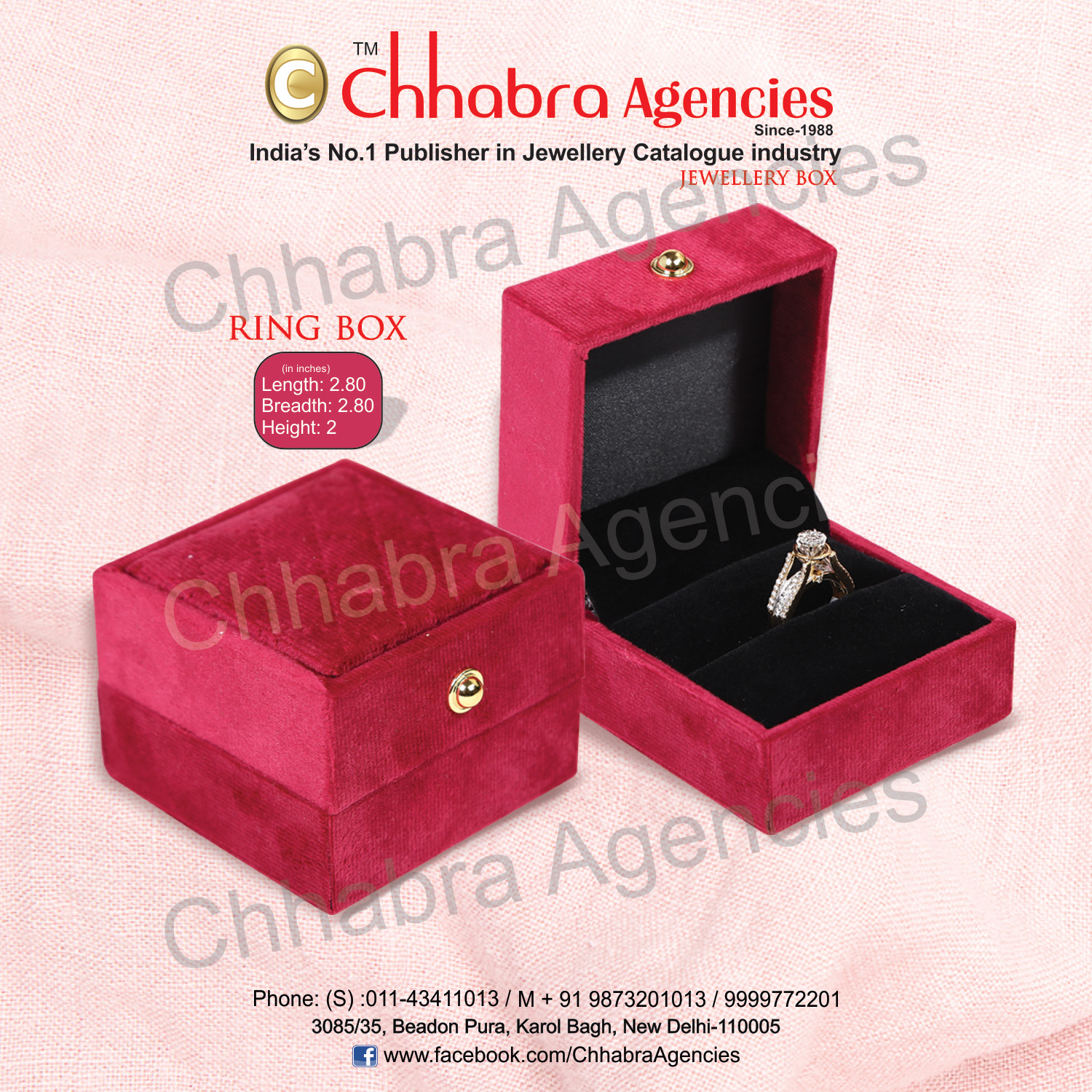 Ring Box 2.80"x2.80"